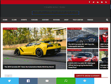 Tablet Screenshot of corvetteactioncenter.com